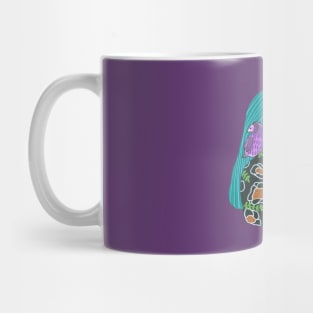 Girl with a bird Mug